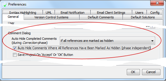 Configure Auto Hide Functionality