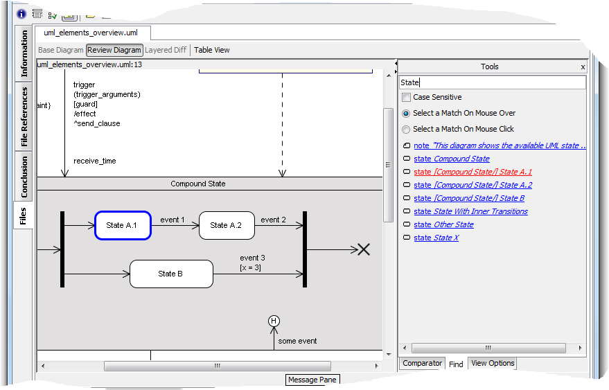 Search In Diagrams